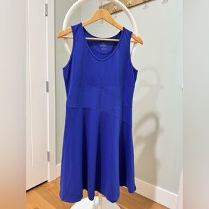 Prana Vibrant Blue Mini Dress